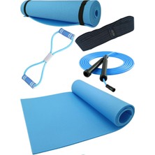 Feyza Design Çok Fonksiyonlu Pilates ve Egzersiz Seti: Minder, Lastik, Band ve Ipi