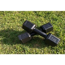 Feyza Design Siyah Plastik Dambıl Seti 1 Kg, 2 Adet, Ev ve Spor Için Ideal