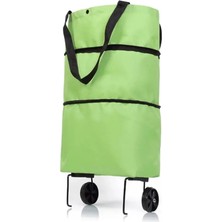 PremiumPort Katlanabilir Pazar Arabası Çanta, Hafif ve Pratik Market Arabası