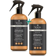Braventa Collection Yoon 2'si 1 Arada Kolajen & Keratin Içeren Saç Spreyi, Elektriklenme Önleyici ve Kolay Tarama Spreyi