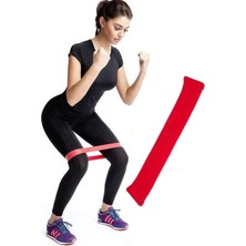 Feyza Design Kırmızı Pilates ve Yoga Lastiği, Esneklik ve Güç Için Idealdir