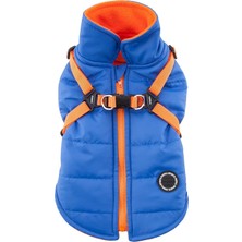 Braventa Collection Puppia Dağcı Kış Köpek Montu Entegre Koşum Takımı ile Çekmez Soğuk Hava Su Geçirmez Sıcak Polar Arka