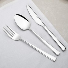 Braventa Collection Nehir Deniz Sade 12 Kişilik 60 Parça Çatal Kaşık Takımı