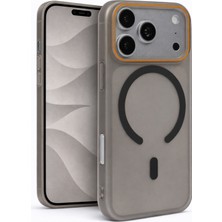 Vissona iPhone 17 Pro Max Uyumlu Magsafe Wireless Şarj Özellikli Mat Sert Arka Kapak Kılıf