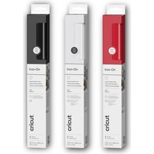 Cricut Crıcut Puff Iron On Setı 30.5CMX48.3CM Sıyah Beyaz Kırmızı