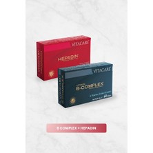 Vitacare B Complex Vitamin + Hepadin Bitkisel Ekstre Kompleksi - 2'li Avantaj Paketi
