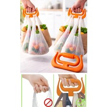 PremiumPort 4'lü Poşet Taşıma Aparatı, Yük Taşıma Kancası ve Çanta Tutucu