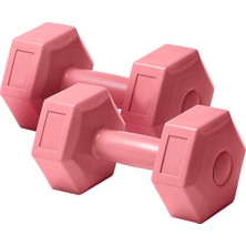 Feyza Design 1 kg x 2 Adet Plastik Dambıl Seti, Hafif ve Dayanıklı Antrenman Aleti