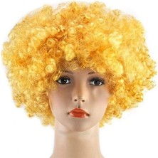 VeraGlobe Buğz Altın Renk Bonus Peruk