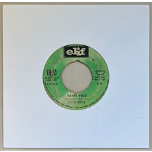 Elif Plak Kerem Güney Hayat Yolu - Dumanlı Meyhaneler  45 Lik Plak (Orijinal Dönem Baskı)