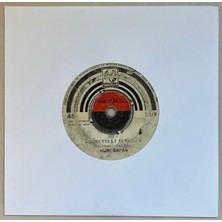 Şahinler Plak Huri Sapan Dertli Gönül - Gurbetteki Sevgilim. 45 Lik Plak (Orijinal Dönem Baskı)