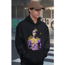 Sevbano Tasarım Tupac Rapper Baskılı Unisex Oversize 2pac Şarkıcı Hoodie