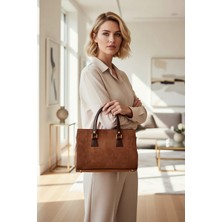 Benerly Kadın Dikdörtgen Görünümlü Omuz Çantası Dokuma Materyal Günlük Kullanım Için Tasarım Şık