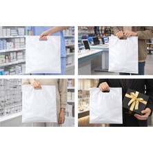 PremiumPort 40X50 cm Beyaz Nylon Çanta, 100 Adet Torba ve Poşet Seti