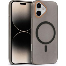 Vissona iPhone 16 Uyumlu Magsafe Wireless Şarj Özellikli Mat Sert Arka Kapak Kılıf