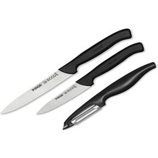 Braventa Collection Pirge 35087 Günlük Kullanım Mutfak Seti 3'lü, Standart Renk