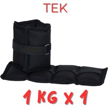 Feyza Design 1kg Siyah El ve Ayak Bilek Ağırlığı, Fizik Tedavi ve Egzersiz Için
