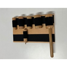 Feyza Design El Parmak Çalışması Ahşap Egzersiz Tablası, Zihinsel Gelişim ve Motor Becerileri