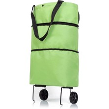 PremiumPort Katlanabilir Tekerlekli Pazar Çantası, Hafif ve Pratik Taşıma Çözümü