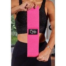 Feyza Design Ydfitband Yeni Doğan Döngü Lastiği Egzersiz Bandı Orta Direnç Pembe