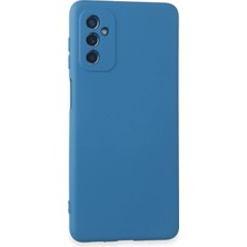 Dorenta  Samsung Galaxy M52 5g Kılıf Nano Içi Kadife Silikon - Mavi