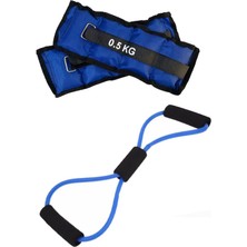 Feyza Design Direnç Egzersiz Lastiği ve Ağırlık Seti, Pilates ve Fitness Için Ideal