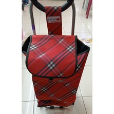 PremiumPort Çocuklar Için Renkli 3 Tekerlekli Pazar Arabası, Pratik ve Şık Tasarım