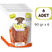 Truly Köpek Ödülü Tavuk Fileto 90 gr x 6 Adet
