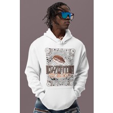 Sevbano LED Zeppelin Rock Metal Müzik Grubu Baskılı Unisex Oversize Hoodie