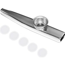 Braventa Collection STMK6H Metal Kazoo Hediyeli - Alüminyum Alaşım (5 Adet Yedek Kazoo Zarı Hediye) Aluminum Alloy Metal