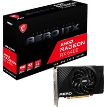 Braventa Collection VGA Radeon Rx 6400 Aero Itx 4g RX6400 4gb Gddr6 64B Pcıe 4.0 X4 (1xdp 1xhdmı) Ekran Kartı