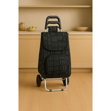 PremiumPort Katlanabilir Su Geçirmez Tekerlekli Alüminyum Pazar Arabası, Renkli