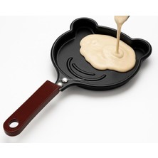 Braventa Collection Hayvan Figürlü Pankek ve Omlet Tavası, Çocuklar Için Eğlenceli Mutfak Aleti, Yapışmaz Kaplama, Kolay