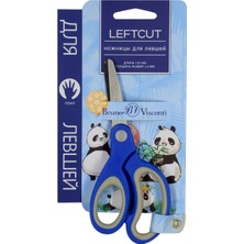 Braventa Collection Çocuk Makası, Güçlendirilmiş Plastik (13.2 cm Leftcut Lacivert)