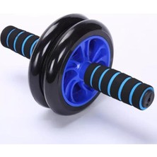 Feyza Design Mavi Ab Wheel Karın Kasları Için Pilates Egzersiz Tekerliği