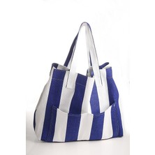 PremiumPort Renkli Kanvas Kadın Omuz Çantası, Günlük ve Plaj Kullanımı Için Şık Tasarım