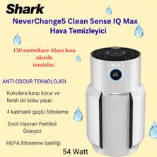 Shark 130 M2 Alanı Tek Seferde Temizleyen Max. Neverchange5 Clean Sense Iq Hava Temizleyicisi