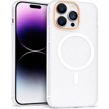 Vissona iPhone 16 Pro Uyumlu Magsafe Wireless Şarj Özellikli Mat Sert Arka Kapak Kılıf