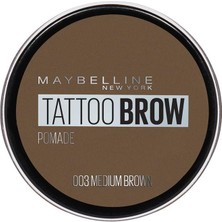 Braventa Collection New York Tattoo Brow Kaş Pomadı, 03 Medium Brown (Orta Ton) (3.5 Ml)
