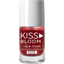 Braventa Collection & Bloom Doğal Görünümlü Dudak ve Yanak Renklendirici & Cheek Rose 11 ml Rose