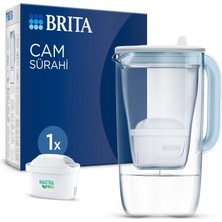 Braventa Collection Cam Su Arıtma Sürahisi 1x Maxtra Pro All-In-1 Filtreli - Açık Mavi 2,5 Lt