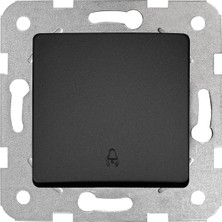 Braventa Collection Viko Linnera Life Gece Siyahı Zil Anahtar Mekanizma ve Düğme