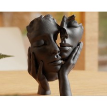 3D Boyuthane Ikili Ruh Modern Sanat Figürü – 3D Baskı Dekor