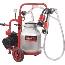 Vesa Süt Sağma Makinası Tek Sağım Alüminyum Kazan