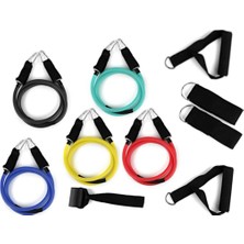 Feyza Design Direnç Lastiği Egzersiz Seti, Esneklik ve Güç Artırıcı, Çok Amaçlı Kullanım