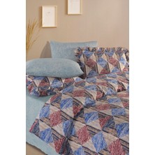 Uçkan Home %100 Pamuk Fırfırlı Çift Kişilik Nevresim Seti