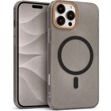 Vissona iPhone 16 Pro Max Uyumlu Magsafe Wireless Şarj Özellikli Mat Sert Arka Kapak Kılıf