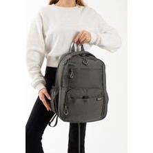 Rky Serenity Sanmorris Unisex Çok Bölmeli Suya Dayanıklı Paraşüt Kumaş Laptop Bölmeli Okul ve Günlük Sırt Çantası