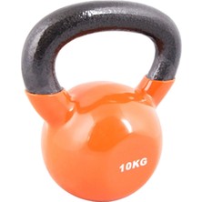 Feyza Design Sağlam ve Şık 10 kg Vinyl Kettlebell Spor Ekipmanı