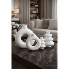 Nox Atelier Modern Dekoratif Vazo Seti 4’lü